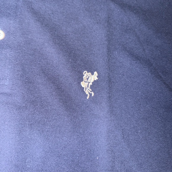Vintage Ashworth Navy Polo with Subtle White Accents - Picture 3 of 4